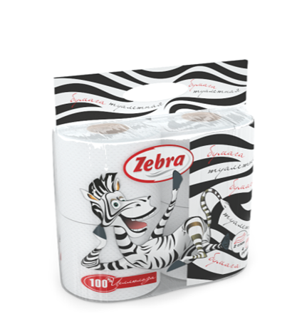 туалетная бумага зебра